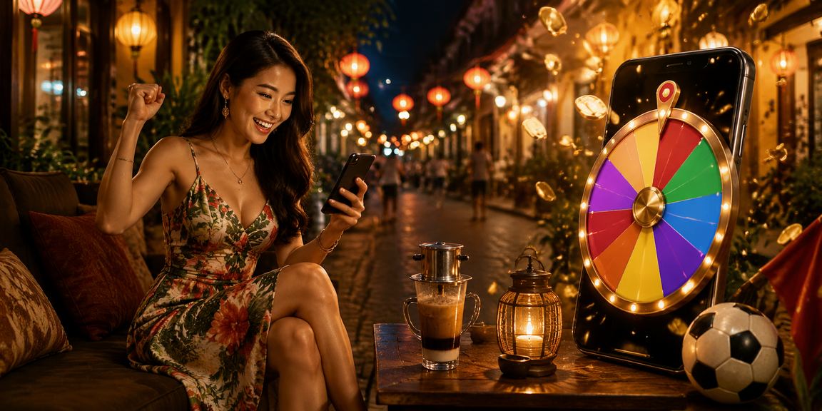 Bàn roulette phong cách Hà Nội kết hợp không gian cà phê hiện đại